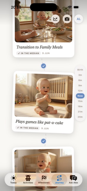 Family journey screen